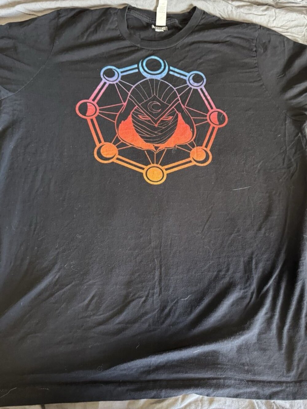 Marvel Moon Knight Rainbow Moon Phases Hot Topic T-shirt XL